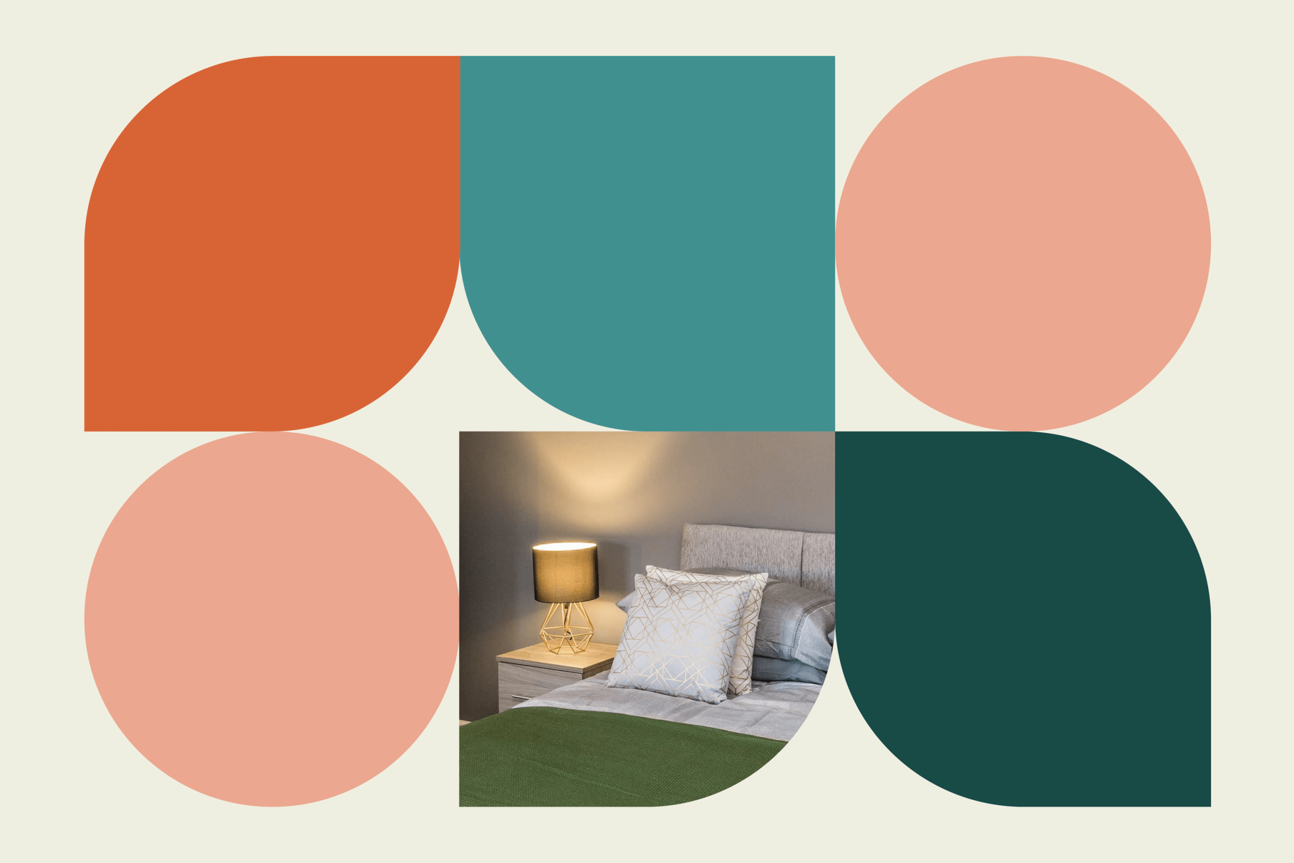A bedroom in a rental property